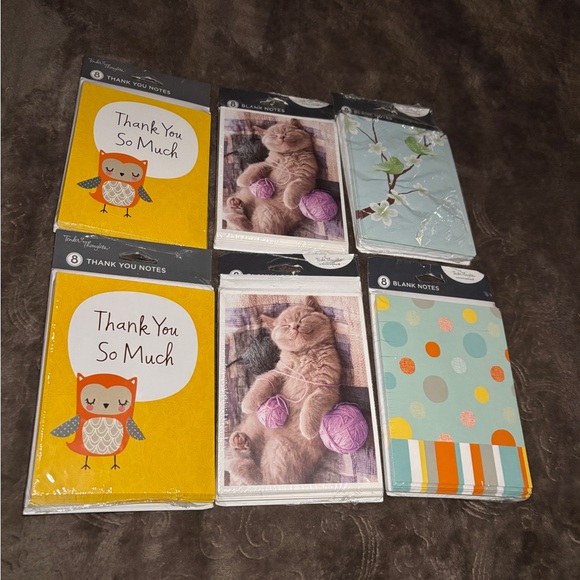 Thank You Cards 6 - Assorted Thank You and  Note Cards with Envelopes. 48 total - Picture 1 of 7